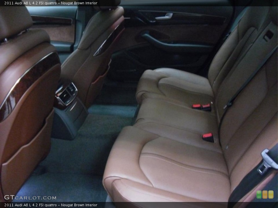 Nougat Brown Interior Photo for the 2011 Audi A8 L 4.2 FSI quattro #47639203