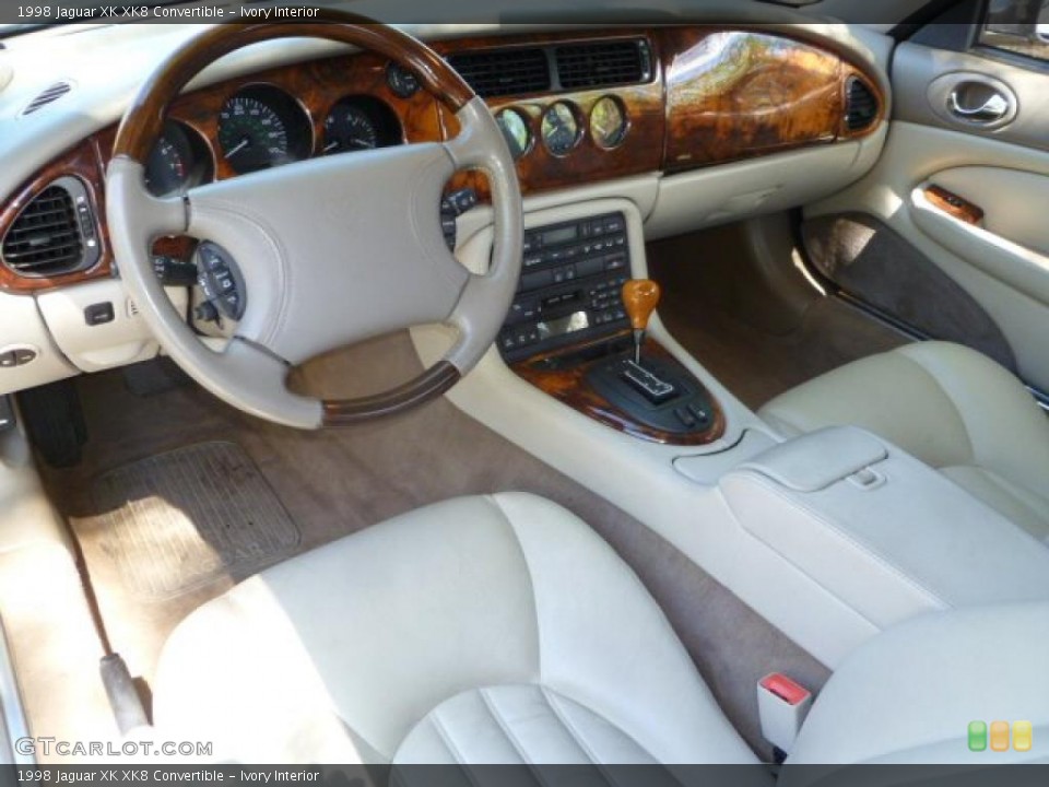 Ivory 1998 Jaguar XK Interiors