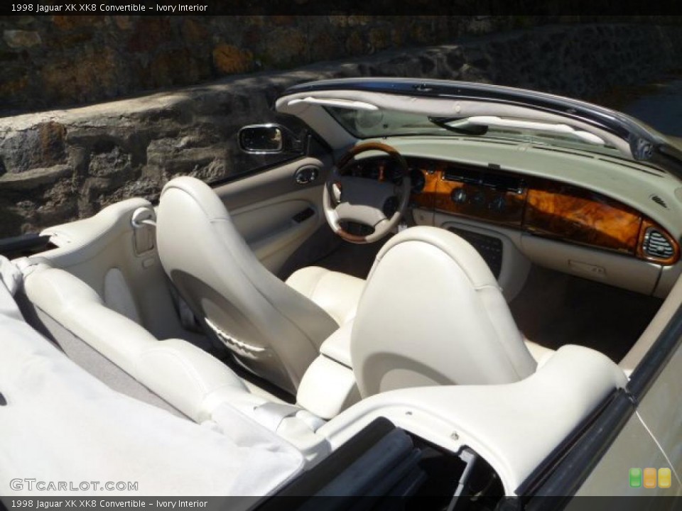 Ivory Interior Photo for the 1998 Jaguar XK XK8 Convertible #47639503