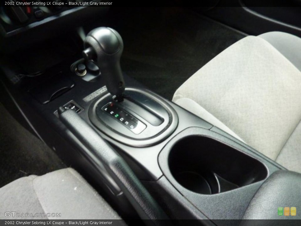 Black/Light Gray Interior Transmission for the 2002 Chrysler Sebring LX Coupe #47639578
