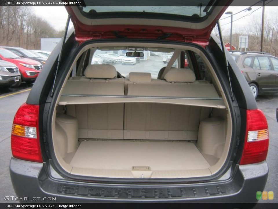 Beige Interior Trunk for the 2008 Kia Sportage LX V6 4x4 #47639953