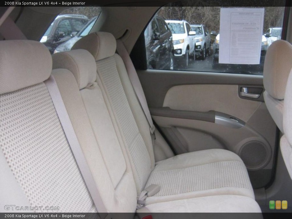 Beige Interior Photo for the 2008 Kia Sportage LX V6 4x4 #47639986