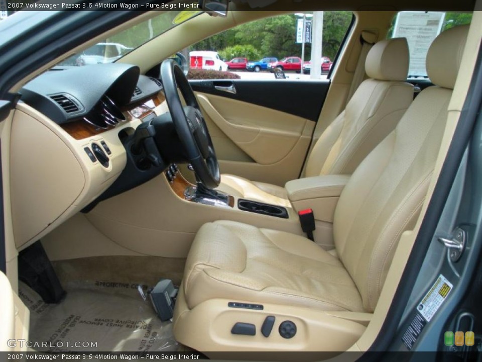 Pure Beige Interior Photo for the 2007 Volkswagen Passat 3.6 4Motion Wagon #47643406