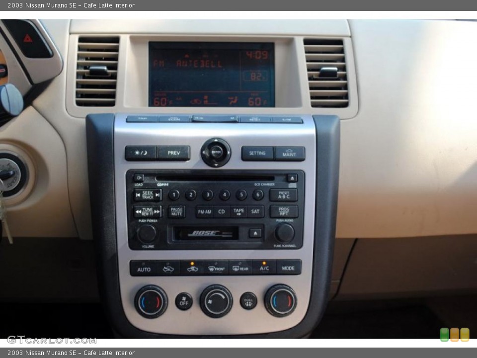 Cafe Latte Interior Controls for the 2003 Nissan Murano SE #47643649