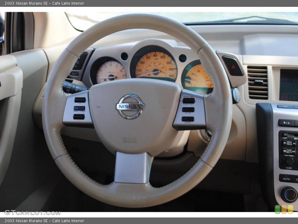 Cafe Latte Interior Steering Wheel for the 2003 Nissan Murano SE #47643664