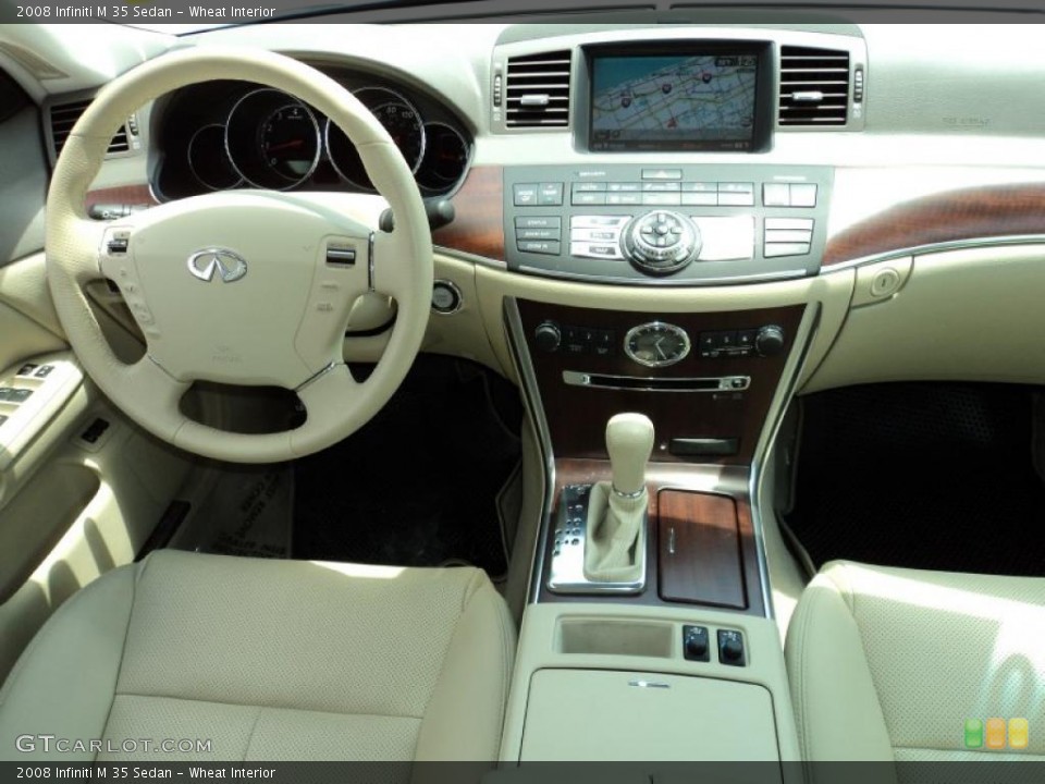 Wheat Interior Dashboard for the 2008 Infiniti M 35 Sedan #47645161