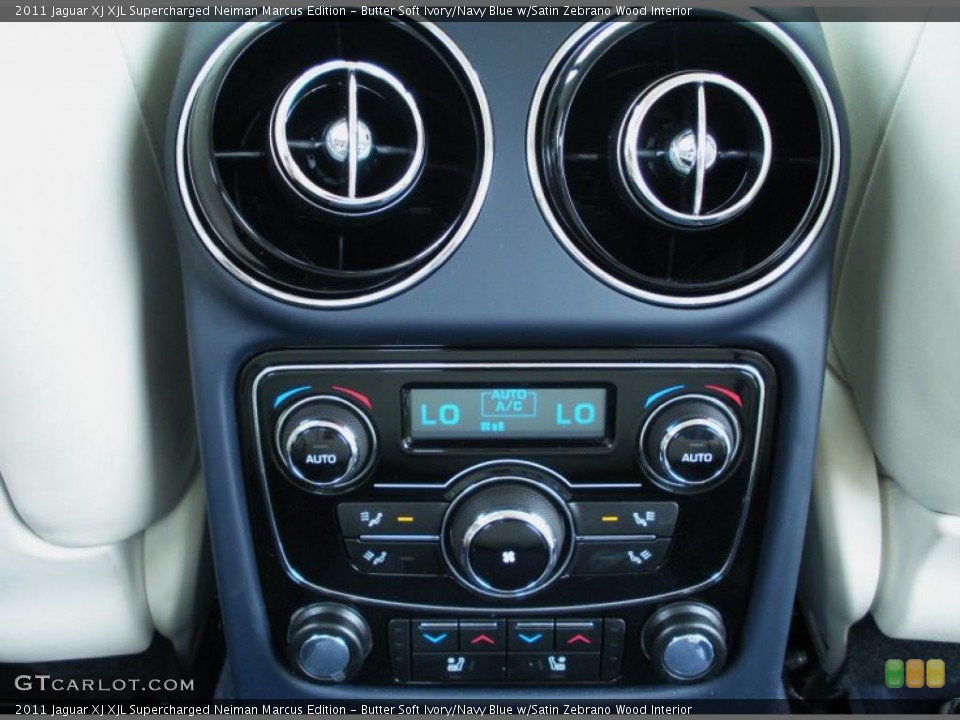 Butter Soft Ivory/Navy Blue w/Satin Zebrano Wood Interior Controls for the 2011 Jaguar XJ XJL Supercharged Neiman Marcus Edition #47645428
