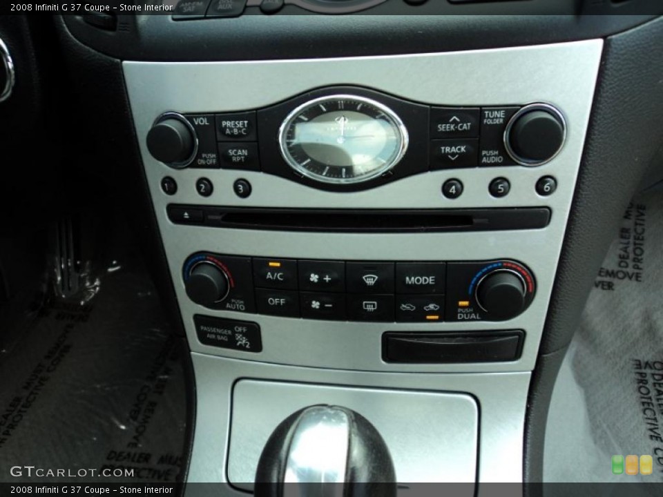 Stone Interior Controls for the 2008 Infiniti G 37 Coupe #47645719
