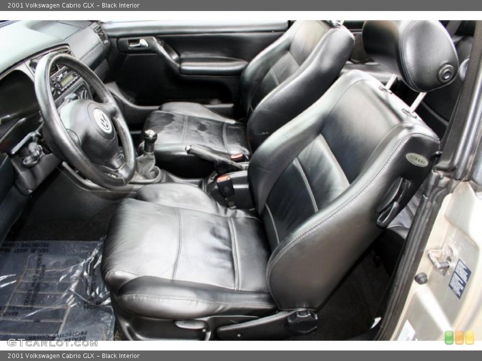 Black Interior Photo for the 2001 Volkswagen Cabrio GLX #47645761