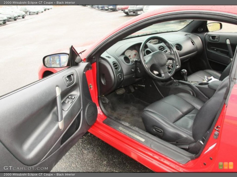 Black Interior Photo for the 2000 Mitsubishi Eclipse GT Coupe #47647465