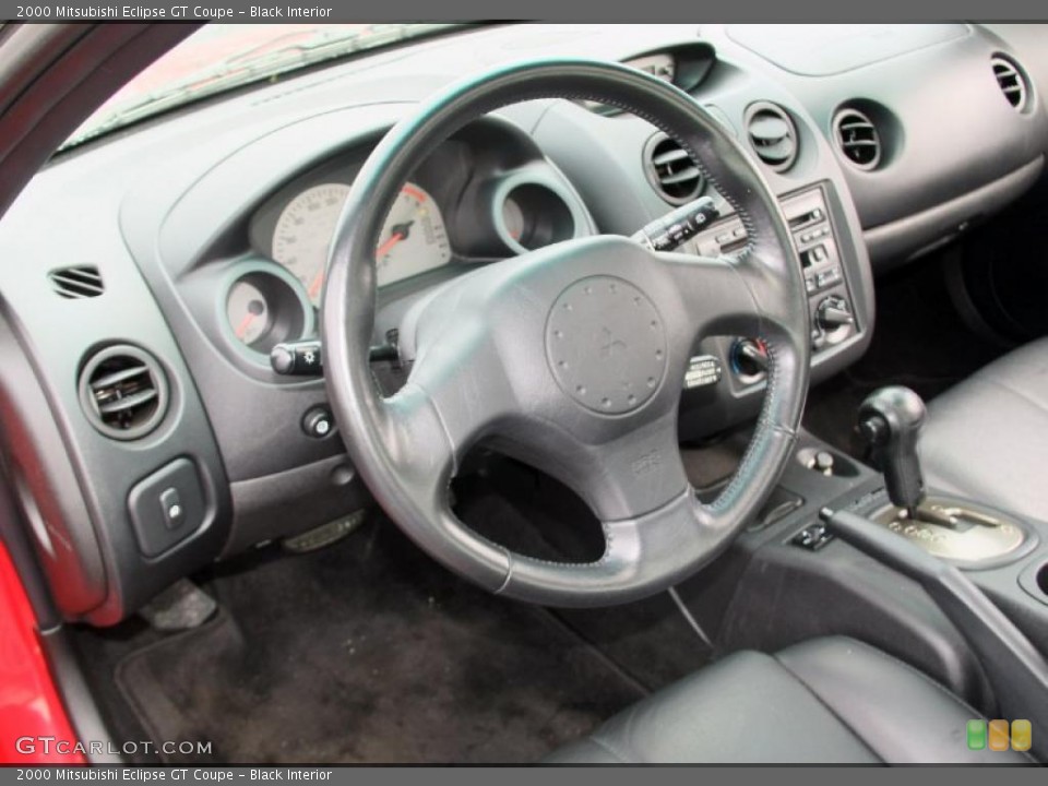 Black Interior Photo for the 2000 Mitsubishi Eclipse GT Coupe #47647480