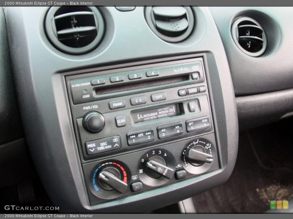 Black Interior Controls for the 2000 Mitsubishi Eclipse GT Coupe #47647600
