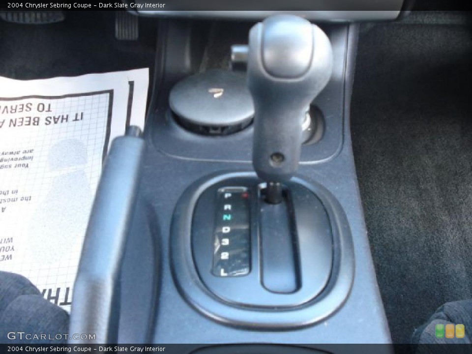 Dark Slate Gray Interior Transmission for the 2004 Chrysler Sebring Coupe #47648449