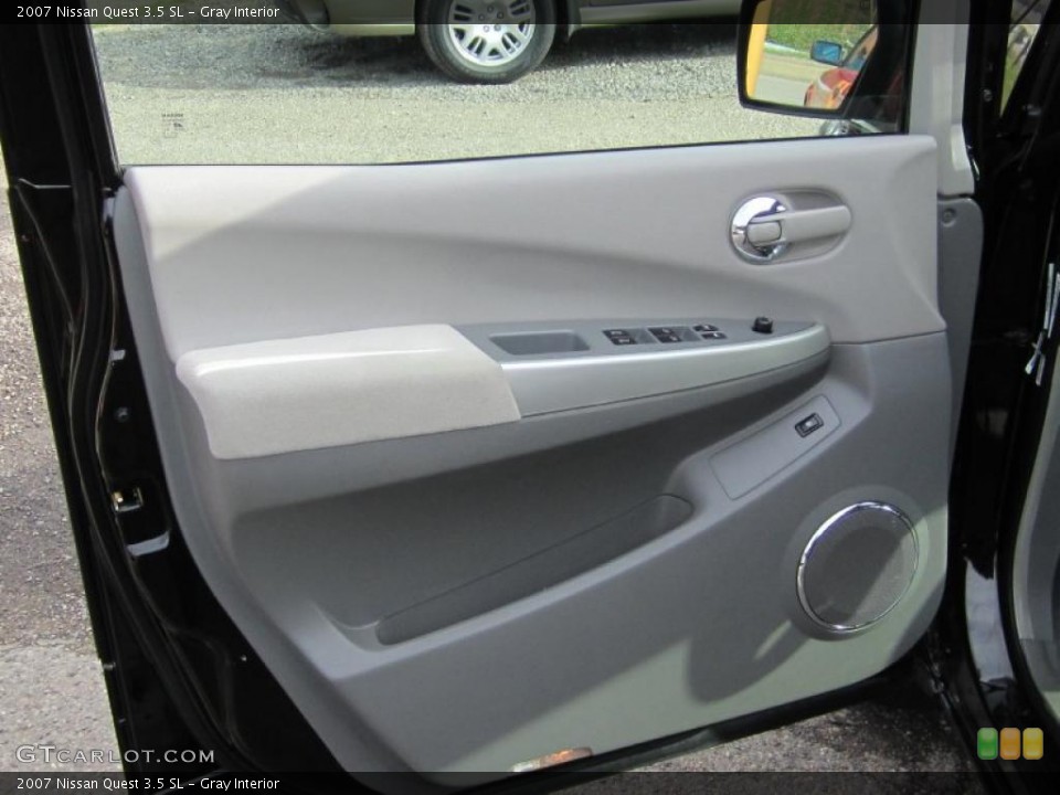 Gray Interior Door Panel for the 2007 Nissan Quest 3.5 SL #47651905