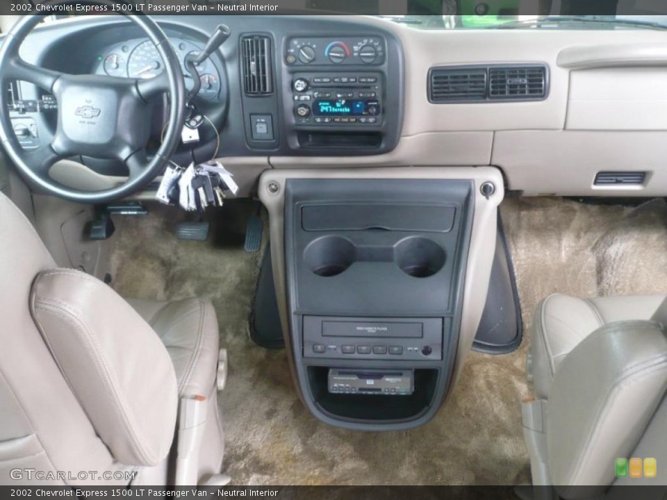 Neutral Interior Dashboard for the 2002 Chevrolet Express 1500 LT Passenger Van #47651941