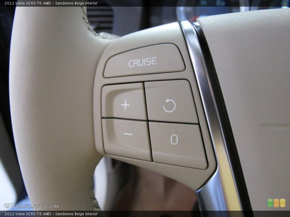Sandstone Beige Interior Controls for the 2011 Volvo XC60 T6 AWD #47652025