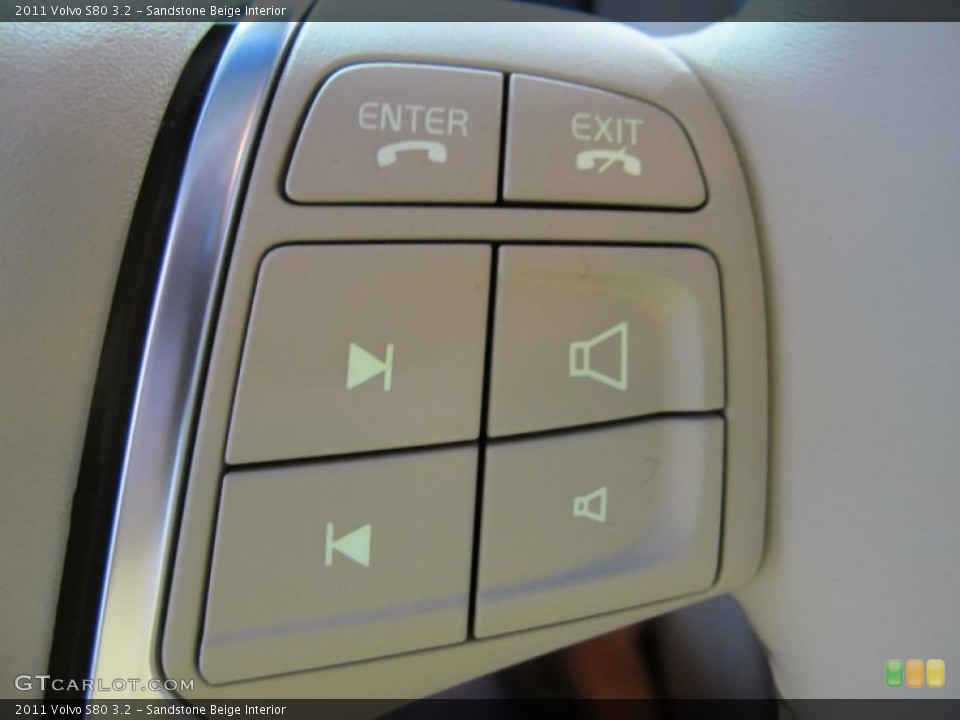 Sandstone Beige Interior Controls for the 2011 Volvo S80 3.2 #47652349