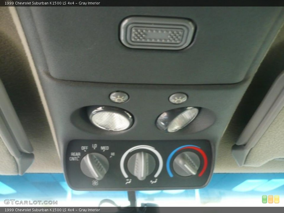 Gray Interior Controls for the 1999 Chevrolet Suburban K1500 LS 4x4 #47652580