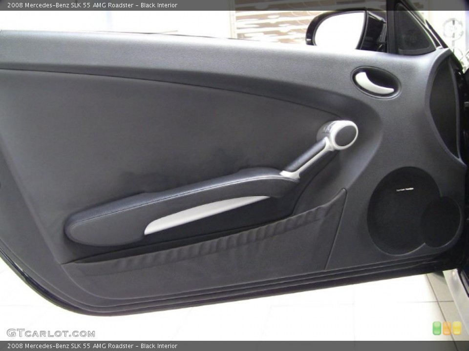 Black Interior Door Panel for the 2008 Mercedes-Benz SLK 55 AMG Roadster #47653168