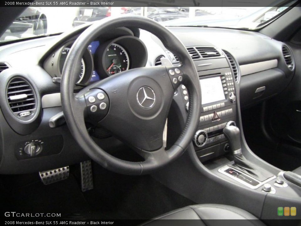 Black Interior Photo for the 2008 Mercedes-Benz SLK 55 AMG Roadster #47653237