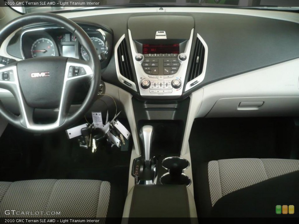 Light Titanium Interior Dashboard for the 2010 GMC Terrain SLE AWD #47653891
