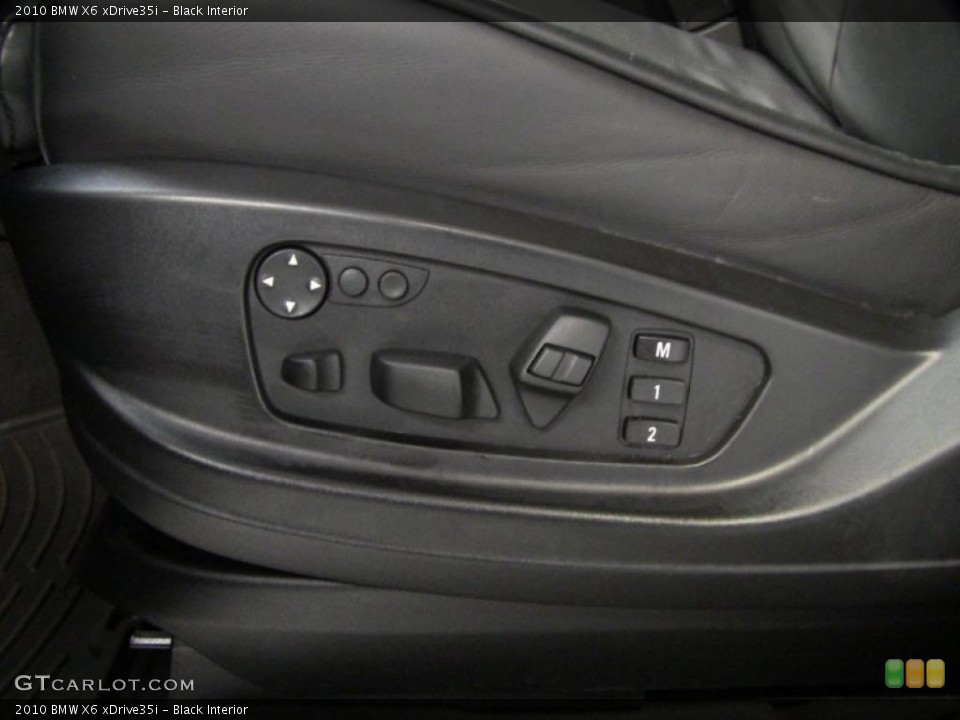 Black Interior Controls for the 2010 BMW X6 xDrive35i #47653906