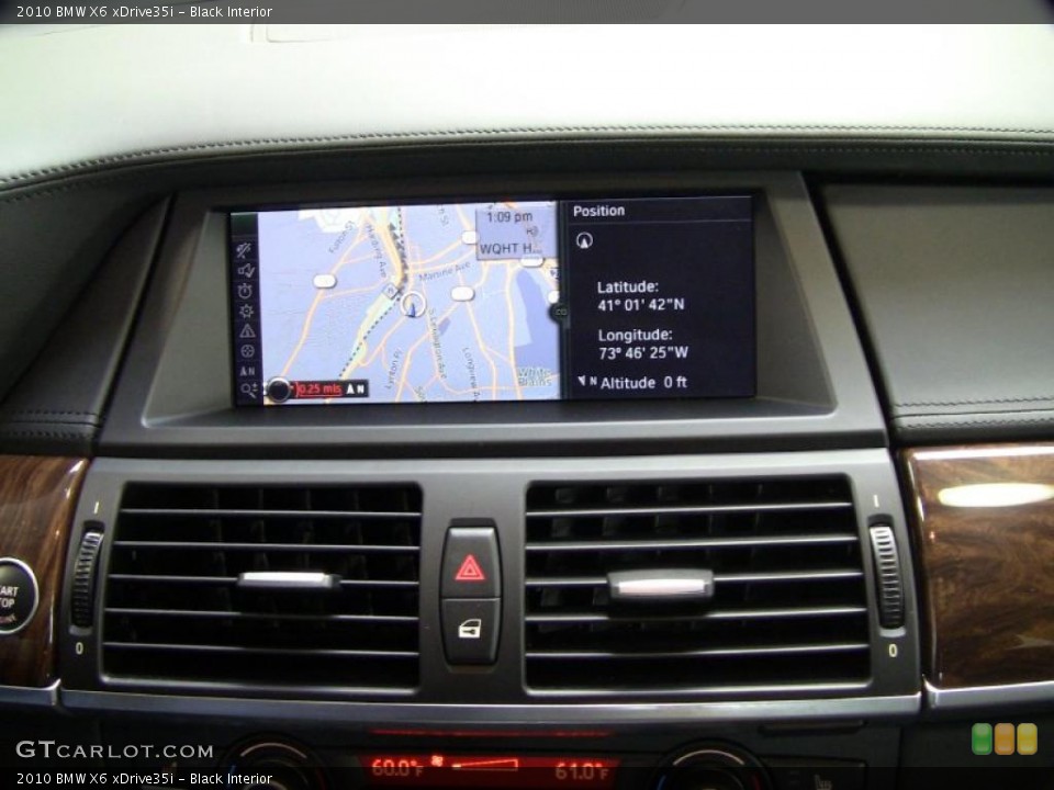 Black Interior Navigation for the 2010 BMW X6 xDrive35i #47653990