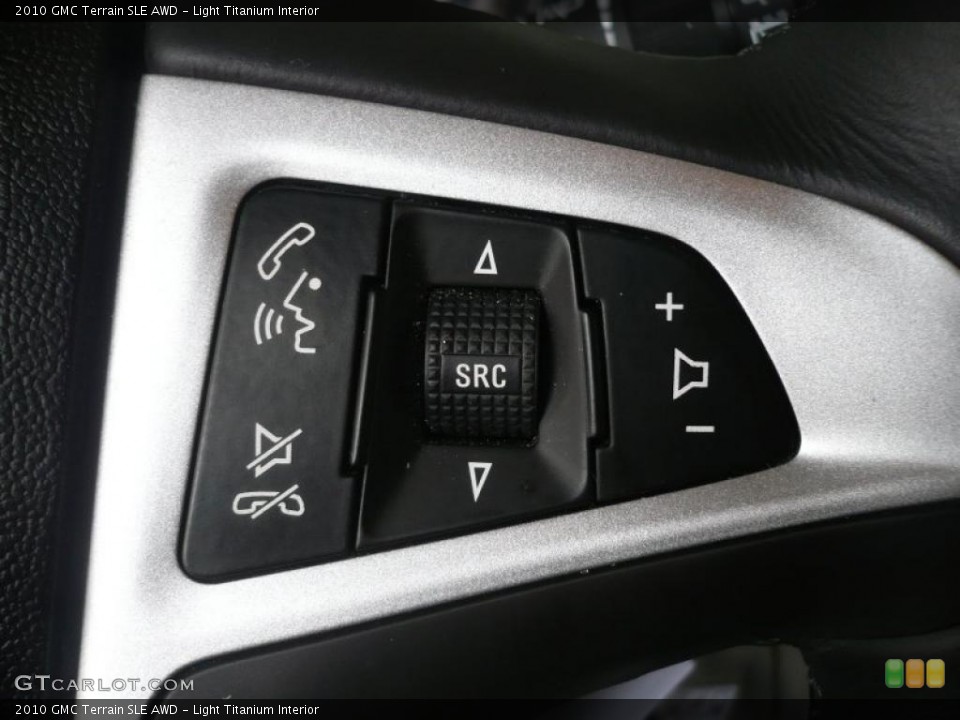 Light Titanium Interior Controls for the 2010 GMC Terrain SLE AWD #47654002