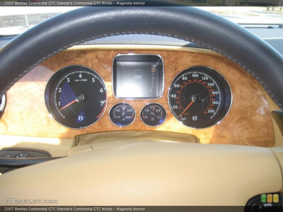 Magnolia Interior Gauges for the 2007 Bentley Continental GTC  #47654581
