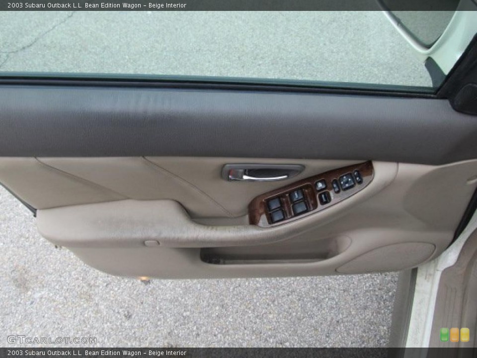 Beige Interior Door Panel for the 2003 Subaru Outback L.L. Bean Edition Wagon #47656843