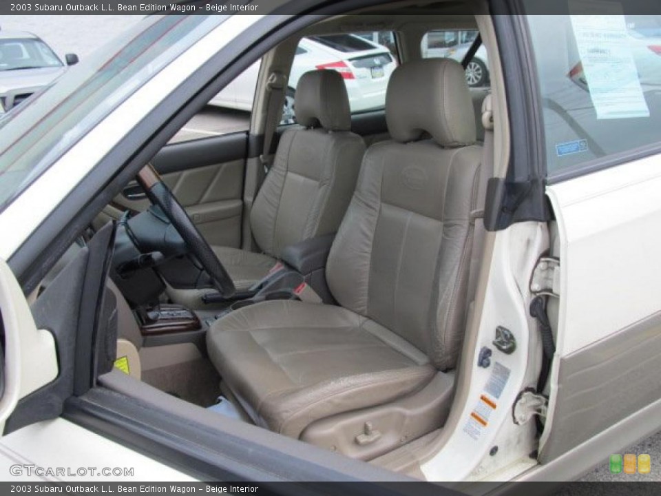 Beige Interior Photo for the 2003 Subaru Outback L.L. Bean Edition Wagon #47656858
