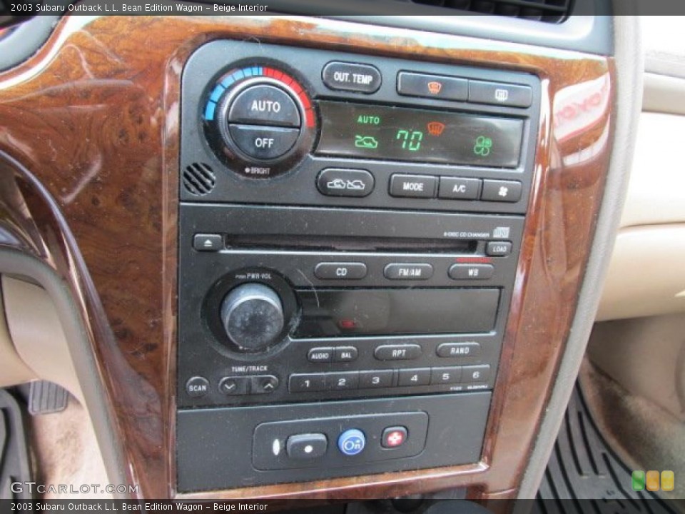 Beige Interior Controls for the 2003 Subaru Outback L.L. Bean Edition Wagon #47656900