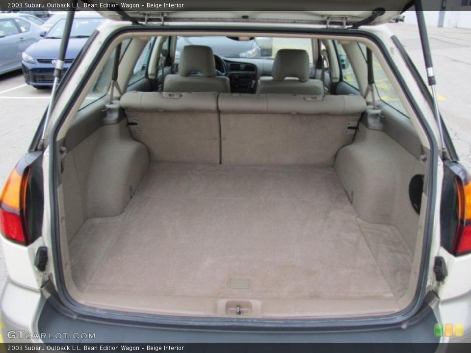 Beige Interior Trunk for the 2003 Subaru Outback L.L. Bean Edition Wagon #47656930