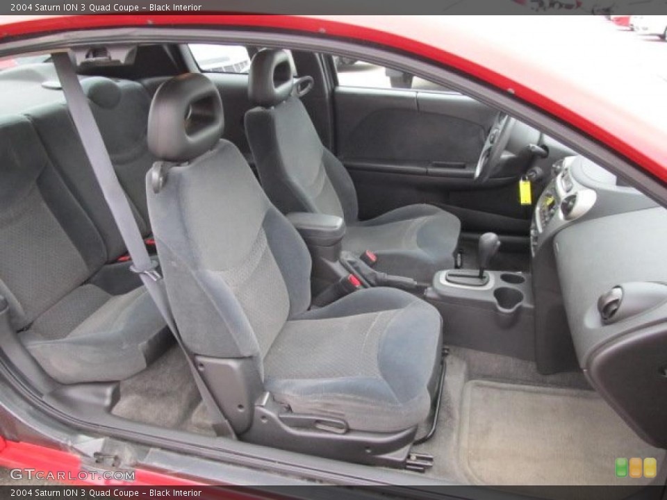 Black Interior Photo for the 2004 Saturn ION 3 Quad Coupe #47657164