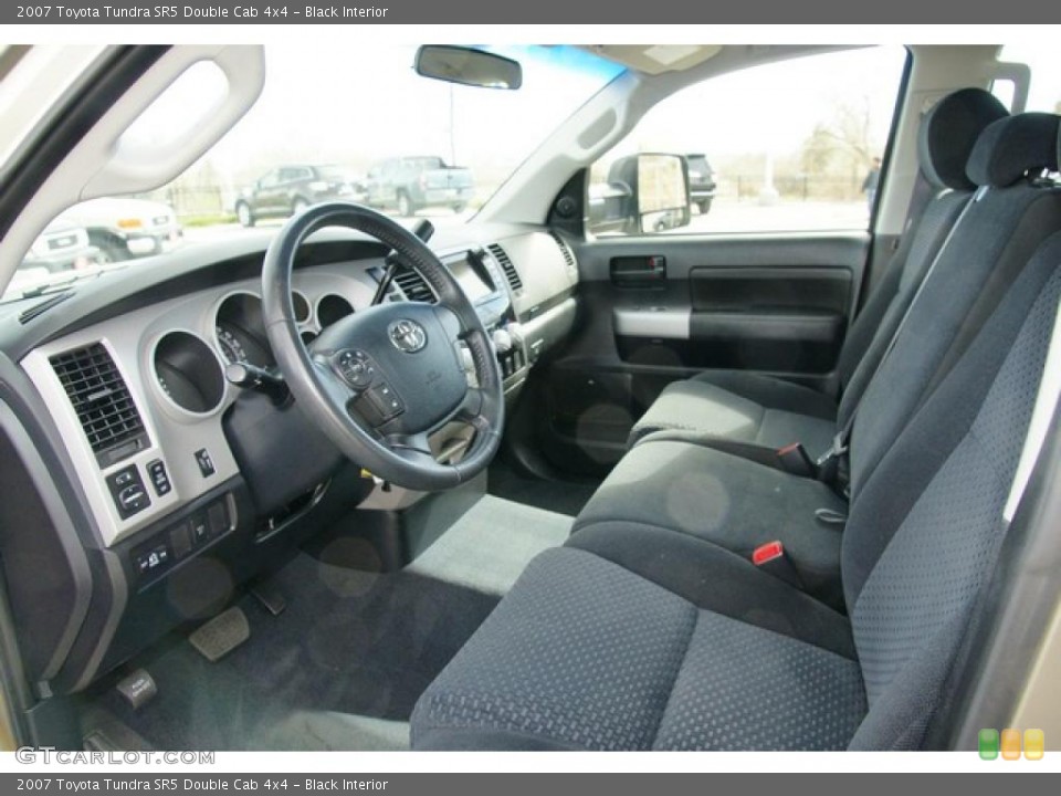 Black Interior Photo for the 2007 Toyota Tundra SR5 Double Cab 4x4 #47657647
