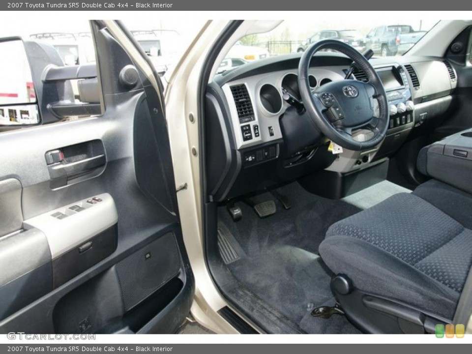 Black Interior Photo for the 2007 Toyota Tundra SR5 Double Cab 4x4 #47657746