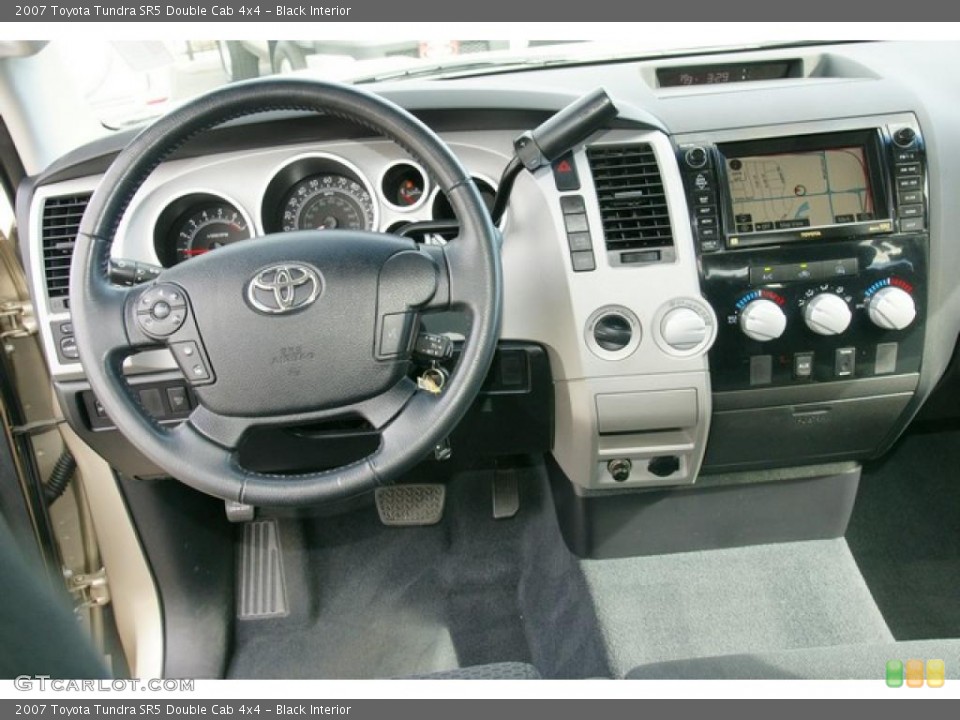 Black Interior Dashboard for the 2007 Toyota Tundra SR5 Double Cab 4x4 #47657851