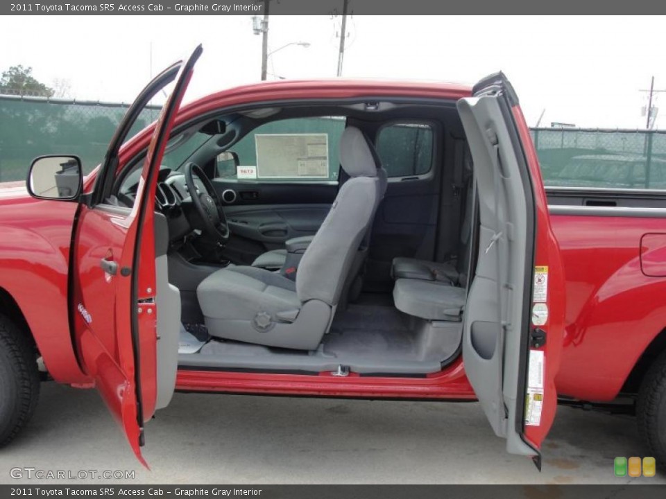 Graphite Gray Interior Photo for the 2011 Toyota Tacoma SR5 Access Cab #47658043