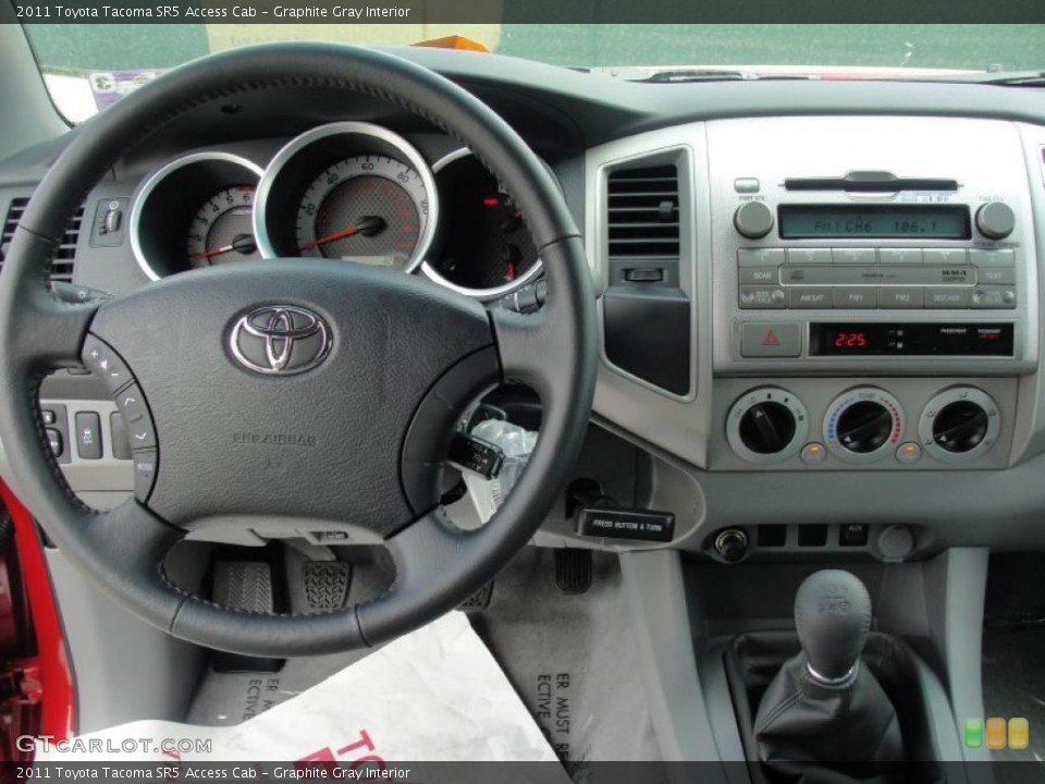 Graphite Gray Interior Dashboard for the 2011 Toyota Tacoma SR5 Access Cab #47658148