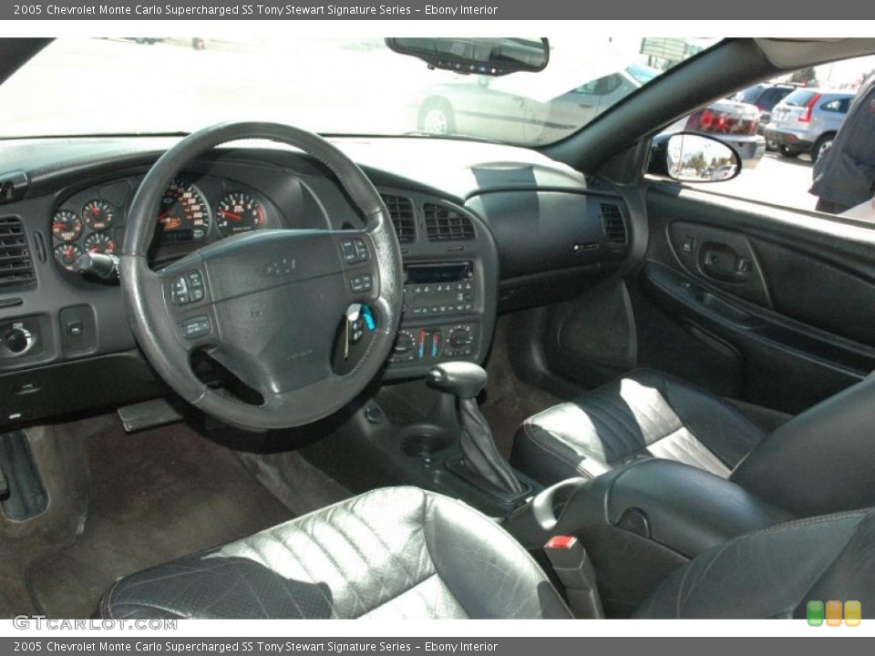 Ebony Interior Photo for the 2005 Chevrolet Monte Carlo Supercharged SS Tony Stewart Signature Series #47658583