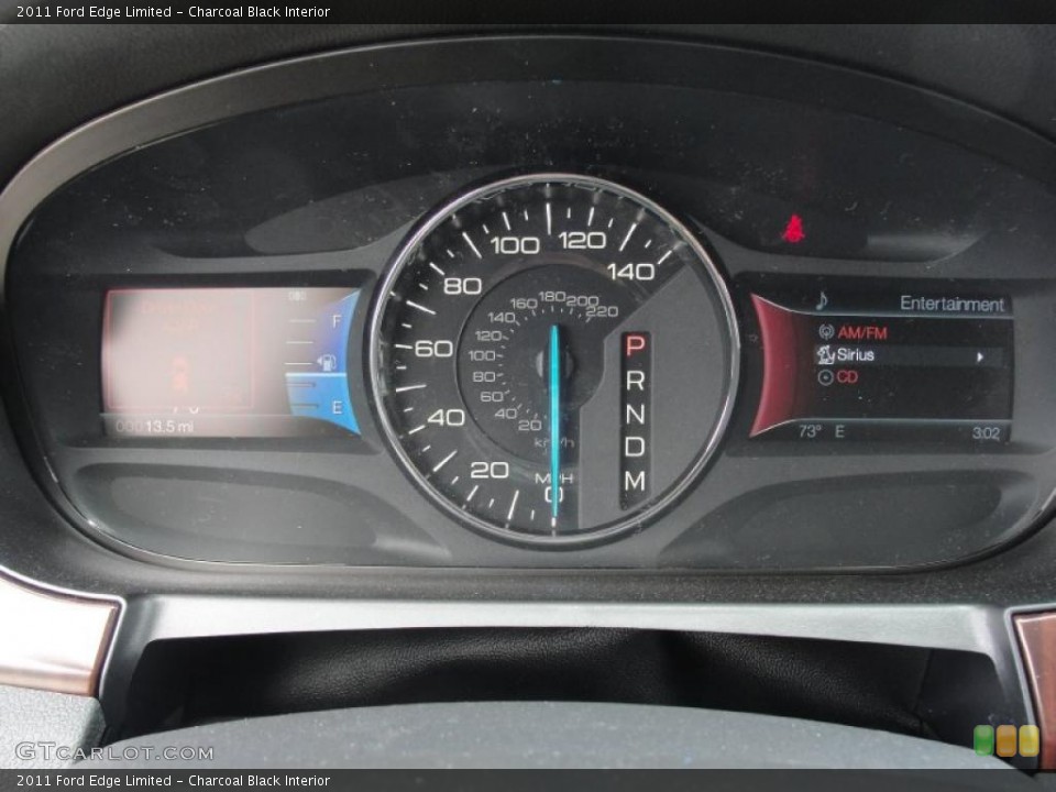 Charcoal Black Interior Gauges for the 2011 Ford Edge Limited #47658877