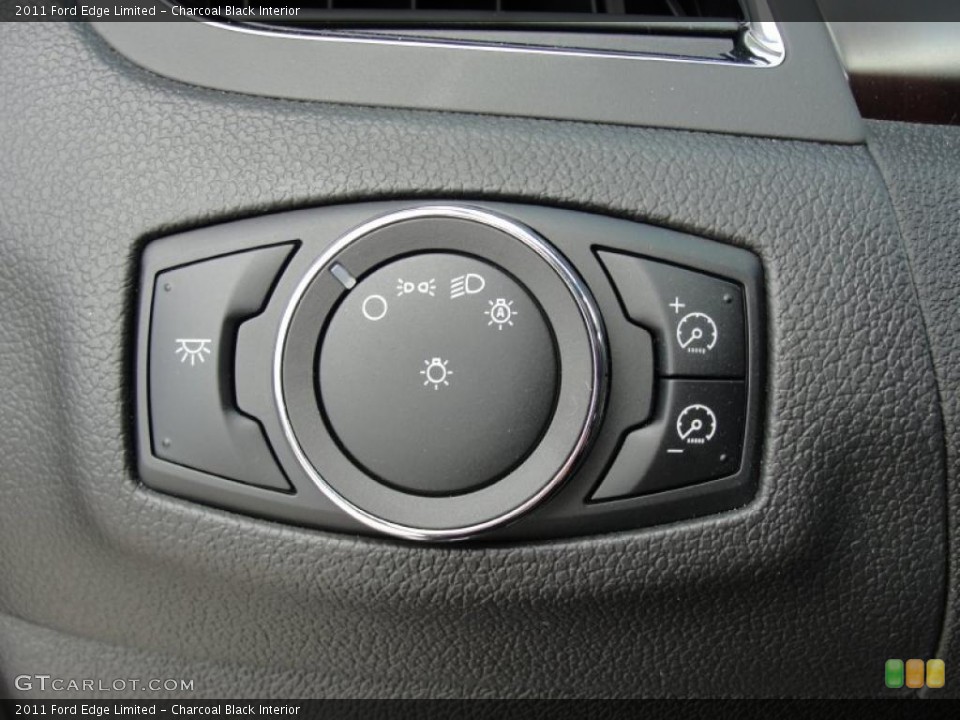 Charcoal Black Interior Controls for the 2011 Ford Edge Limited #47658892