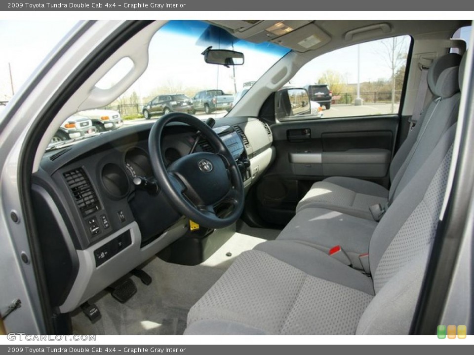 Graphite Gray Interior Photo for the 2009 Toyota Tundra Double Cab 4x4 #47659018
