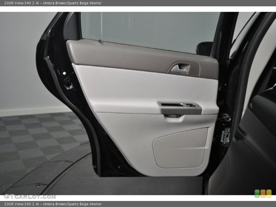 Umbra Brown/Quartz Beige Interior Door Panel for the 2008 Volvo S40 2.4i #47659567