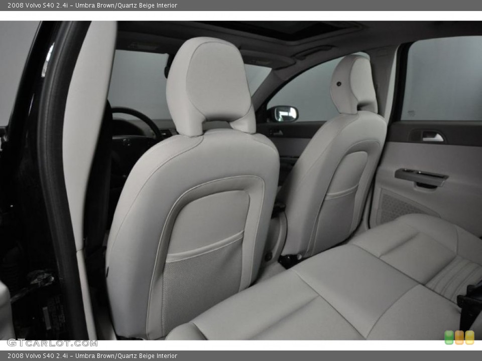 Umbra Brown/Quartz Beige Interior Photo for the 2008 Volvo S40 2.4i #47659582