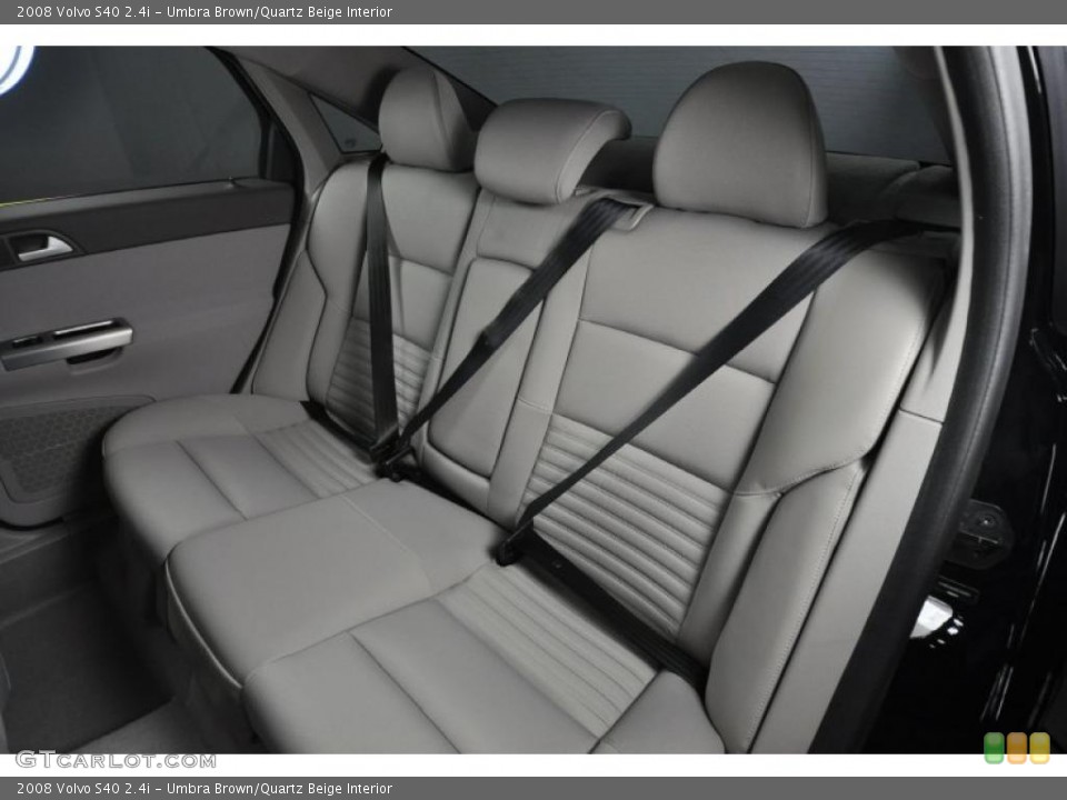 Umbra Brown/Quartz Beige Interior Photo for the 2008 Volvo S40 2.4i #47659597