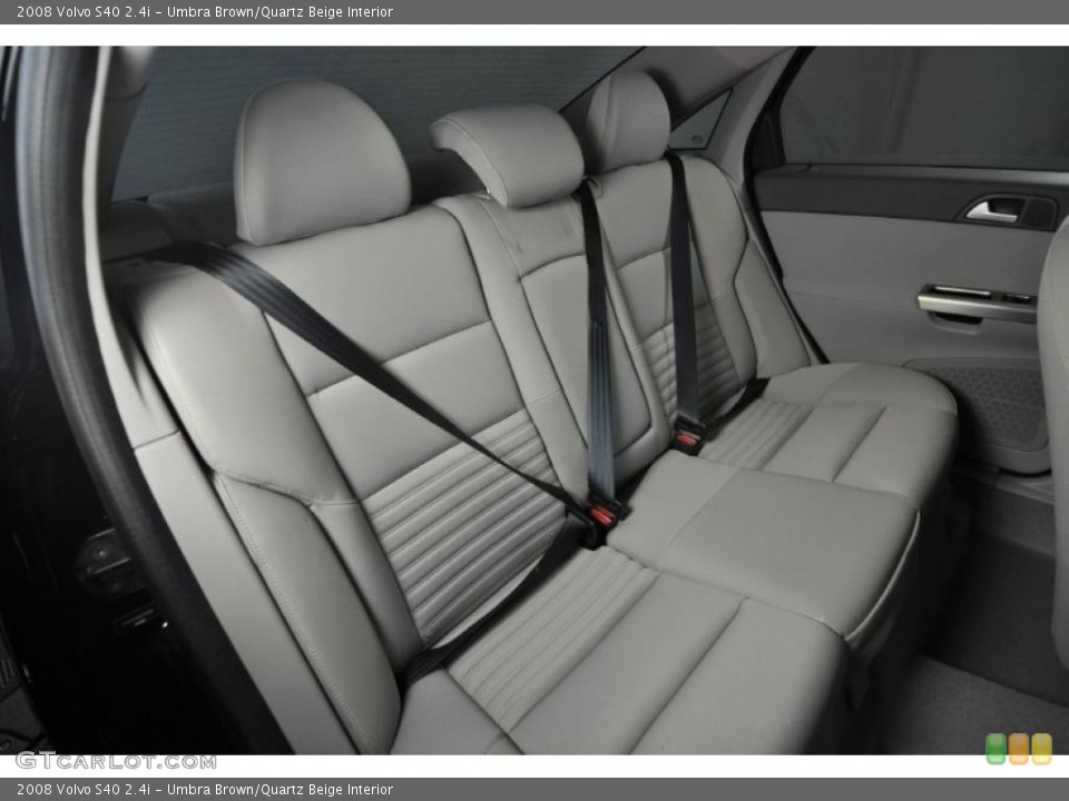 Umbra Brown/Quartz Beige Interior Photo for the 2008 Volvo S40 2.4i #47659678