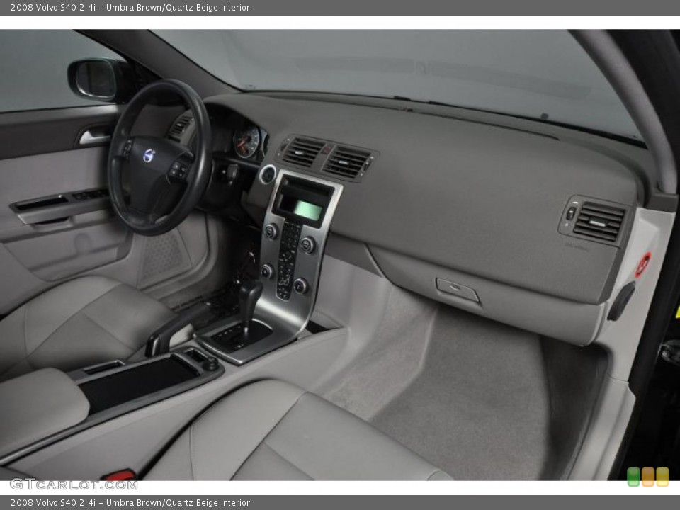 Umbra Brown/Quartz Beige Interior Photo for the 2008 Volvo S40 2.4i #47659720