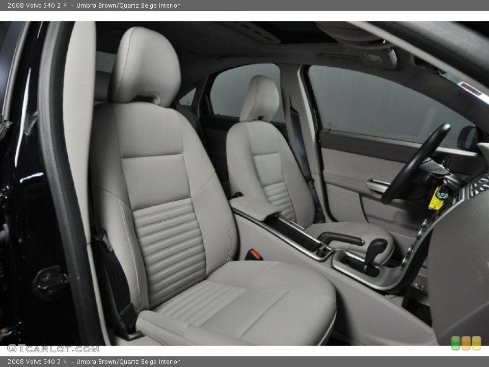 Umbra Brown/Quartz Beige Interior Photo for the 2008 Volvo S40 2.4i #47659735