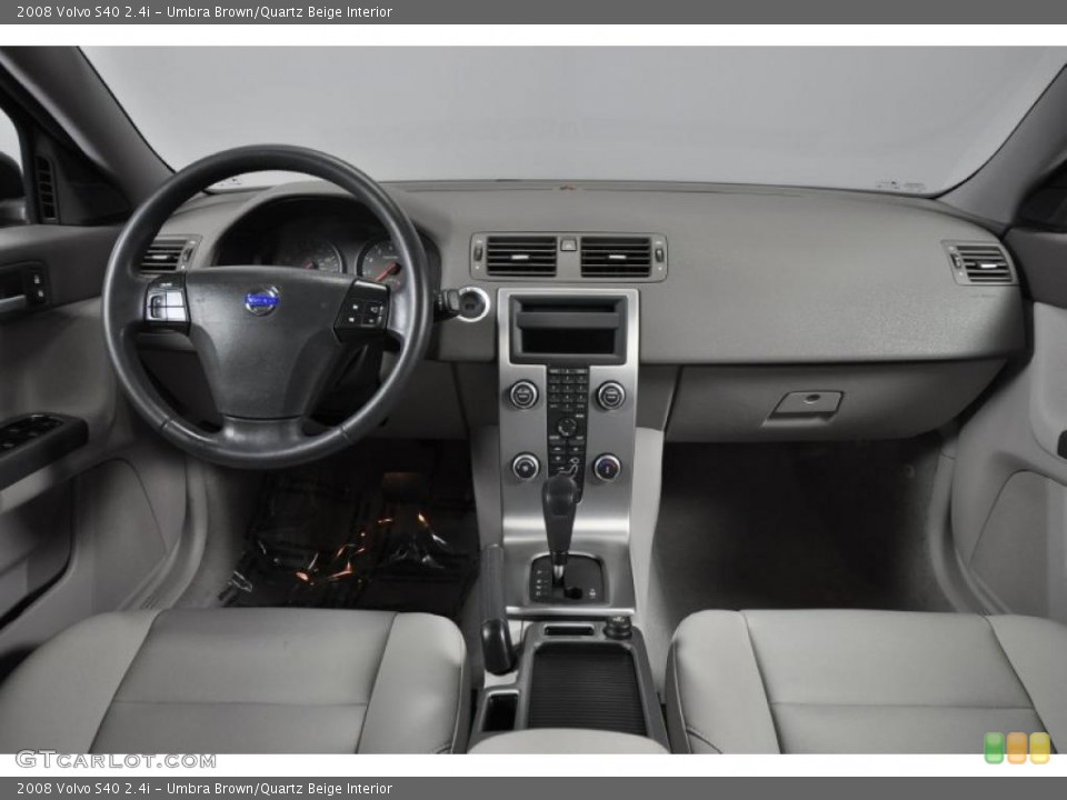 Umbra Brown/Quartz Beige Interior Dashboard for the 2008 Volvo S40 2.4i #47659777